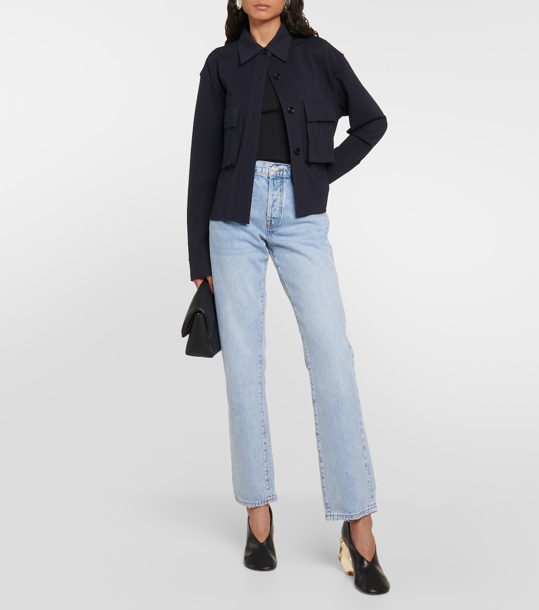 Le Slouch mid-rise straight jeans | Frame