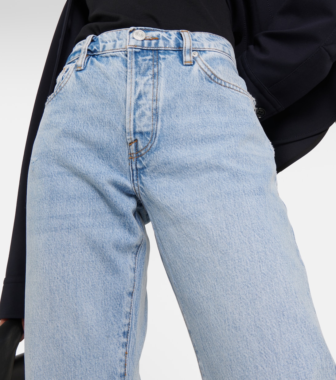Le Slouch mid-rise straight jeans | Frame