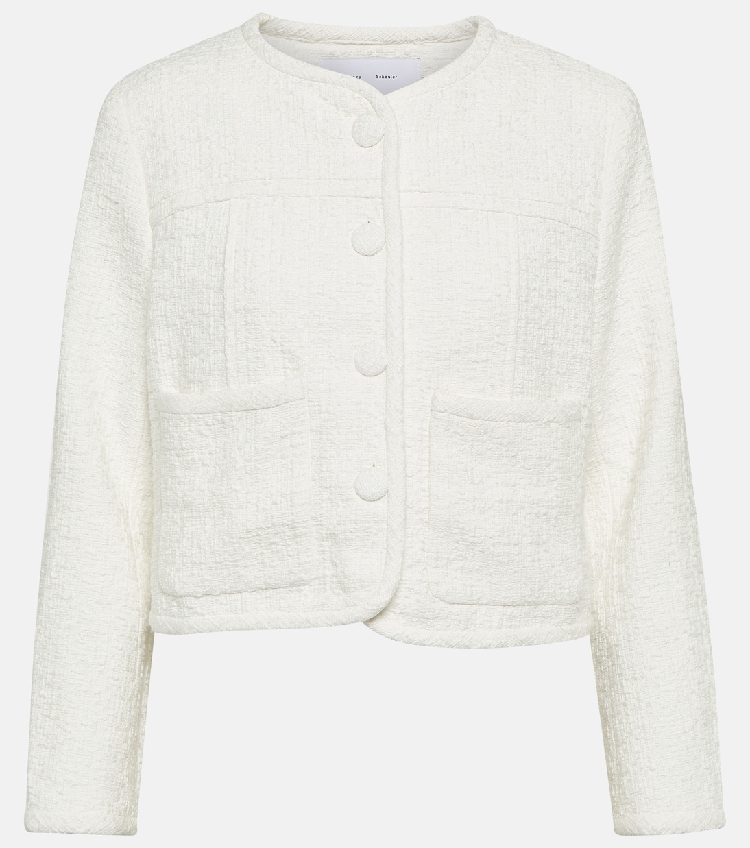 Veste raccourcie White Label en tweed | Proenza Schouler