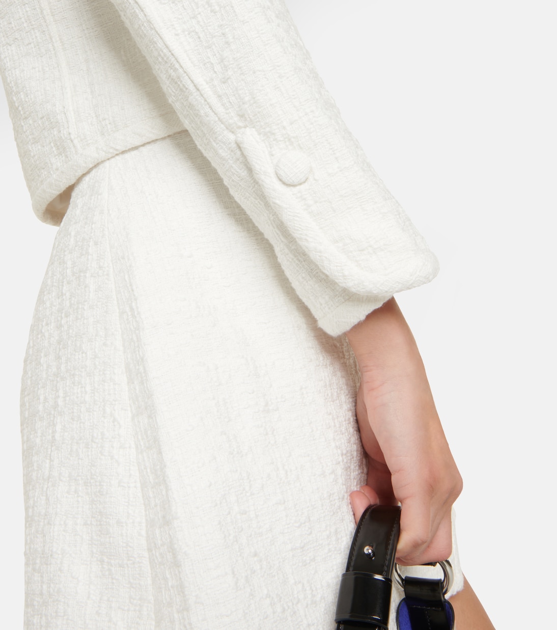 Veste raccourcie White Label en tweed | Proenza Schouler
