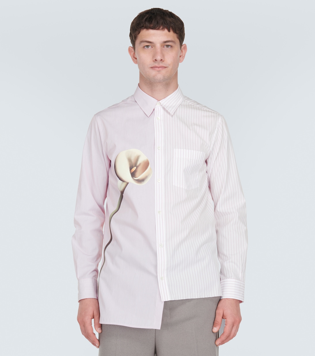 Camicia in popeline di cotone con stampa | Lanvin