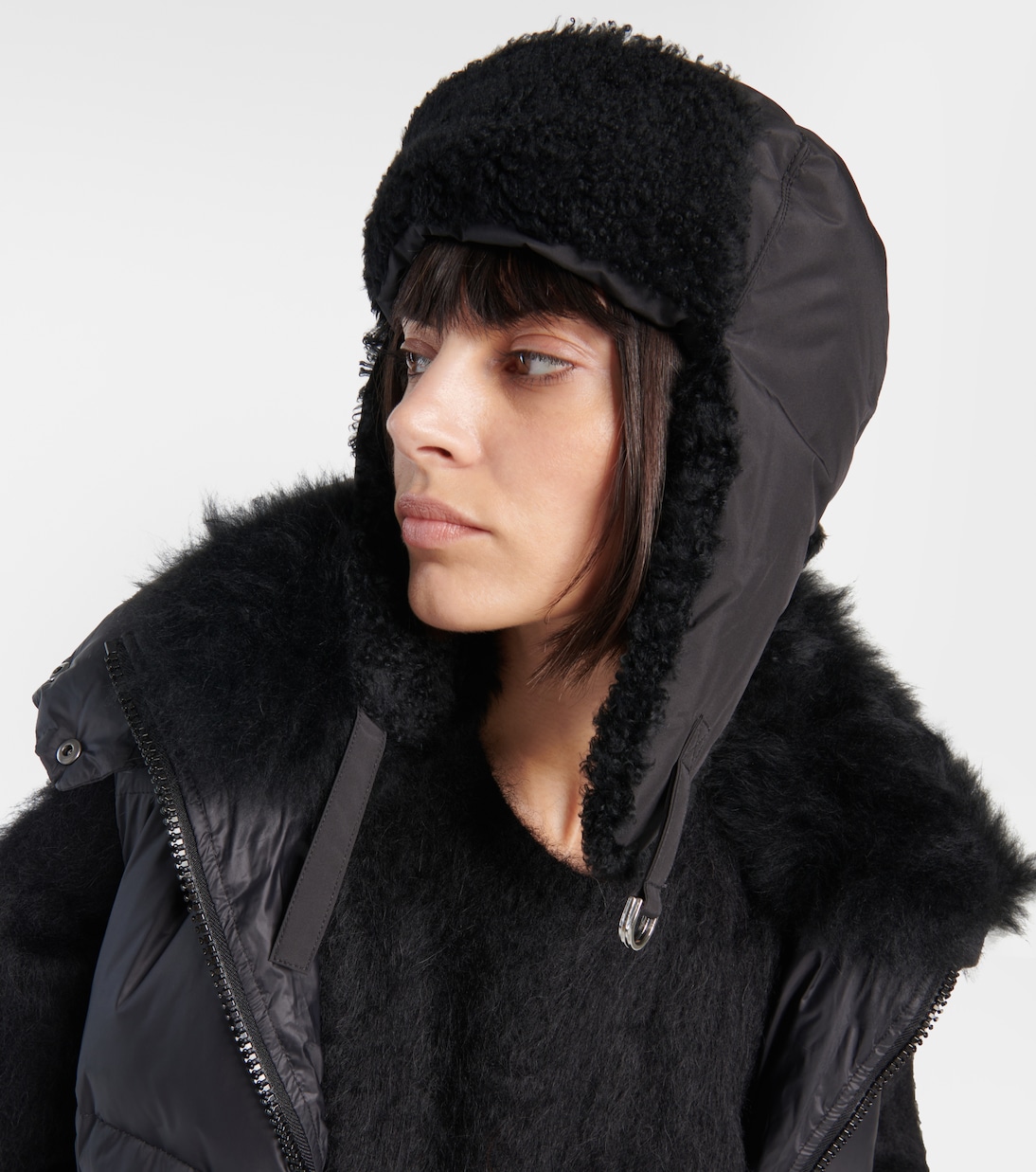 Gorro con borrego | Yves Salomon