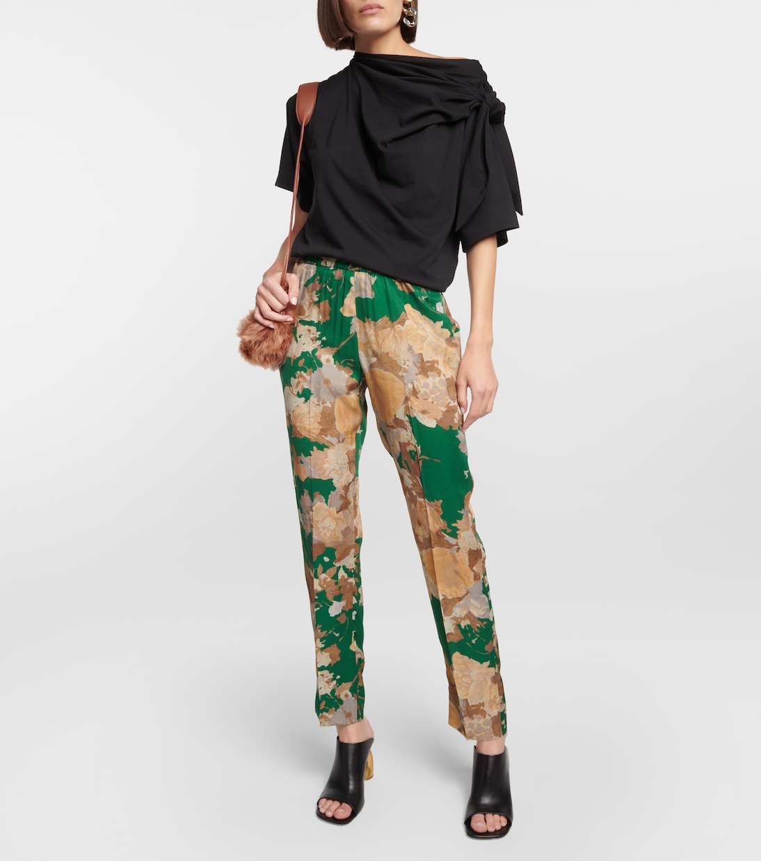 Printed slim pants | Dries Van Noten