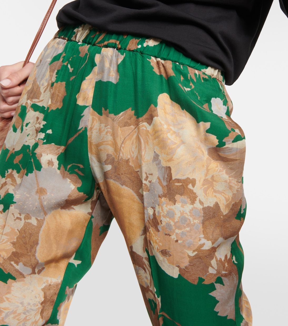 Printed slim pants | Dries Van Noten