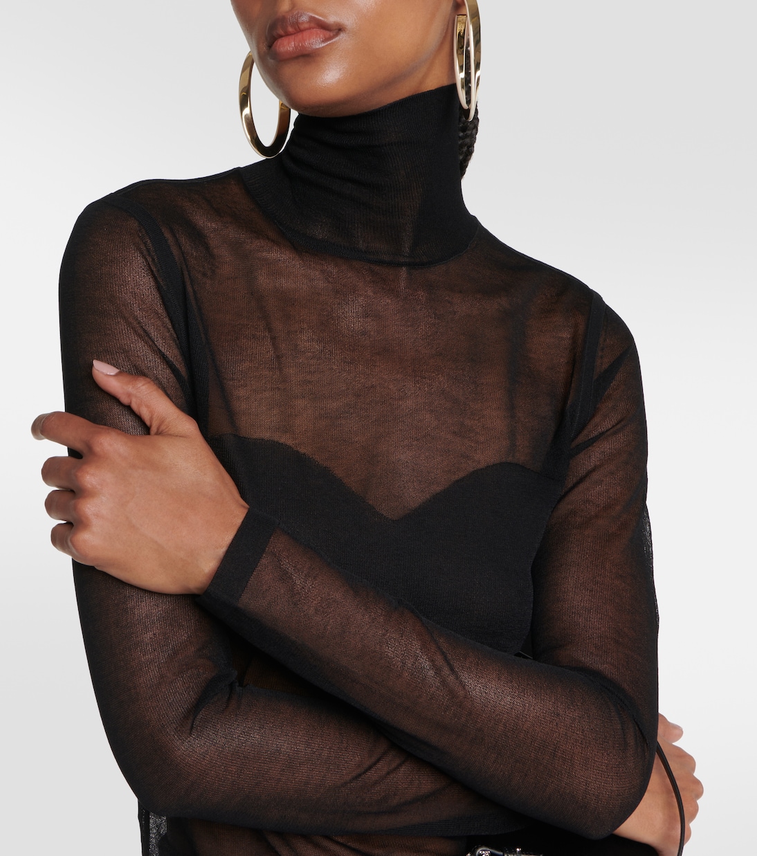 Top de cuello alto de punto | Nina Ricci