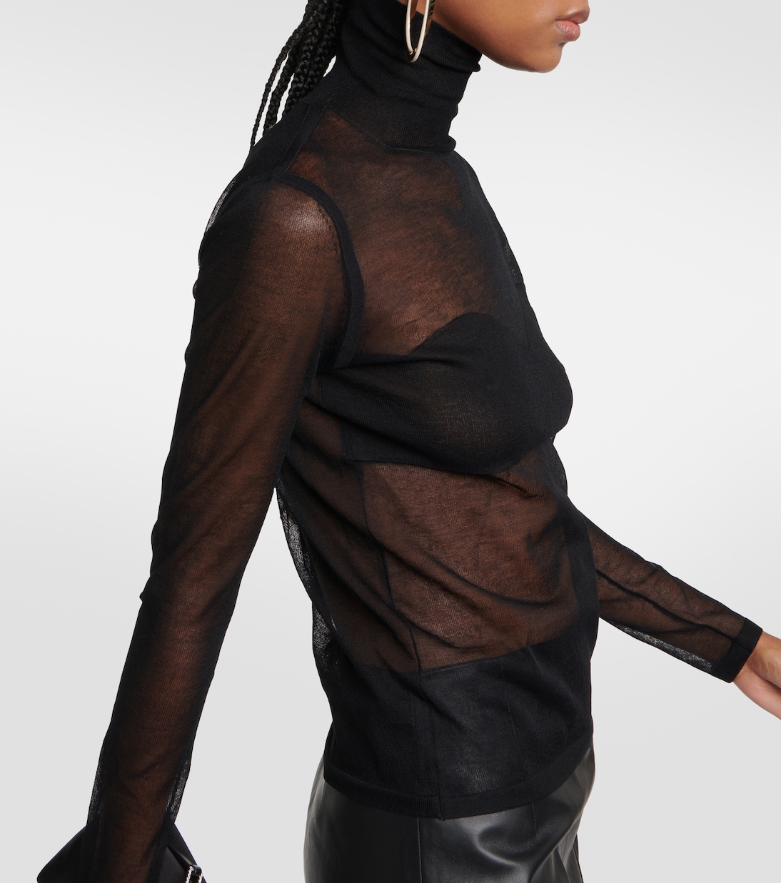 Top de cuello alto de punto | Nina Ricci