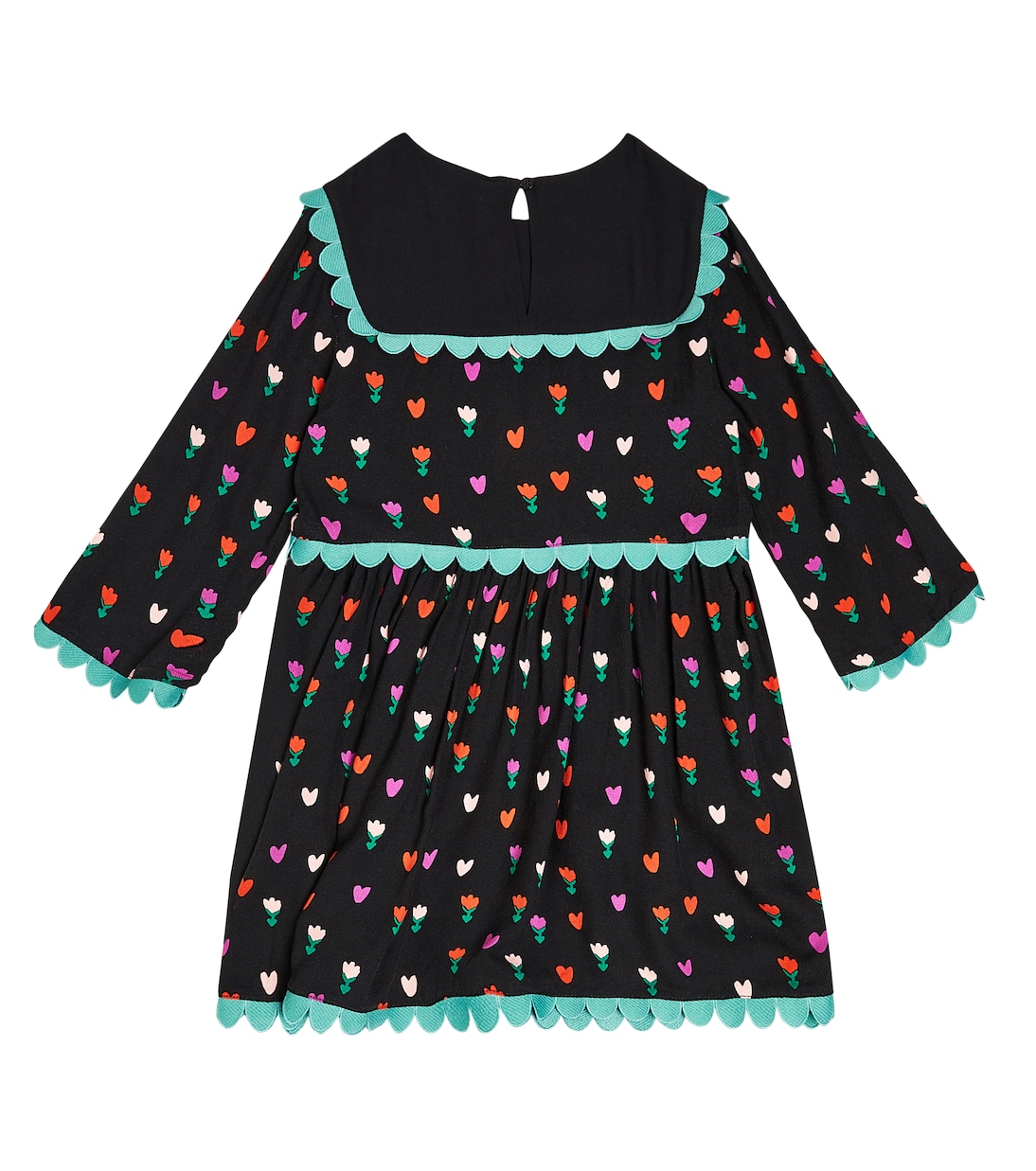 Abito con stampa e finiture smerlate | Stella McCartney Kids