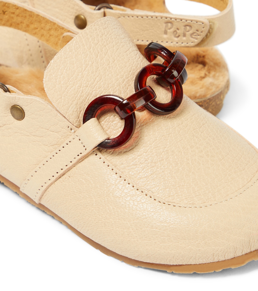 Rubi leather slingback clogs | PèPè