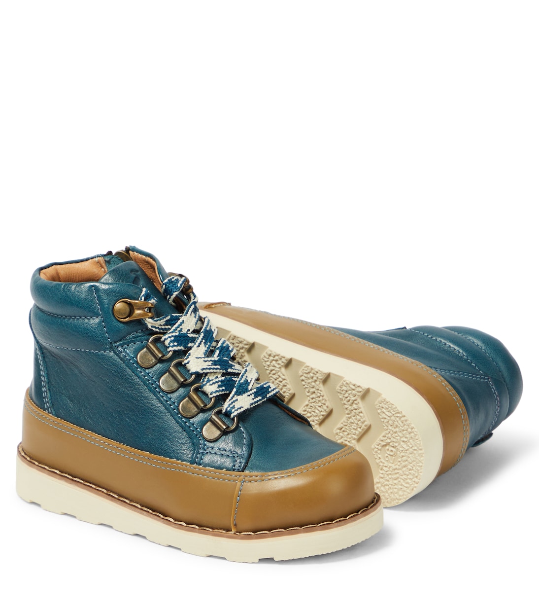 Stivali stringati in pelle | Petit Nord