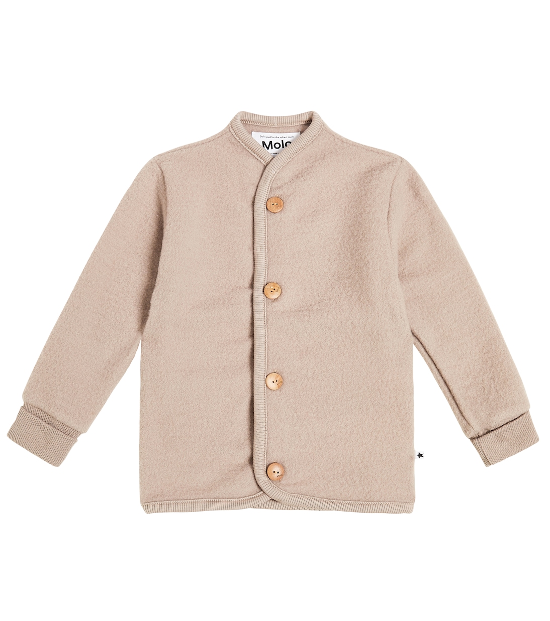 Bébé – Cardigan Umber en laine | Molo