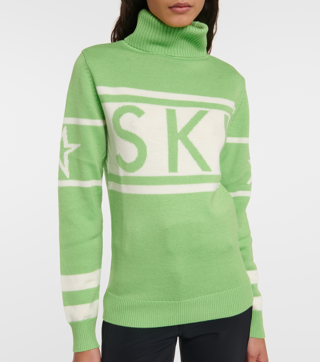 Schild intarsia wool sweater | Perfect Moment