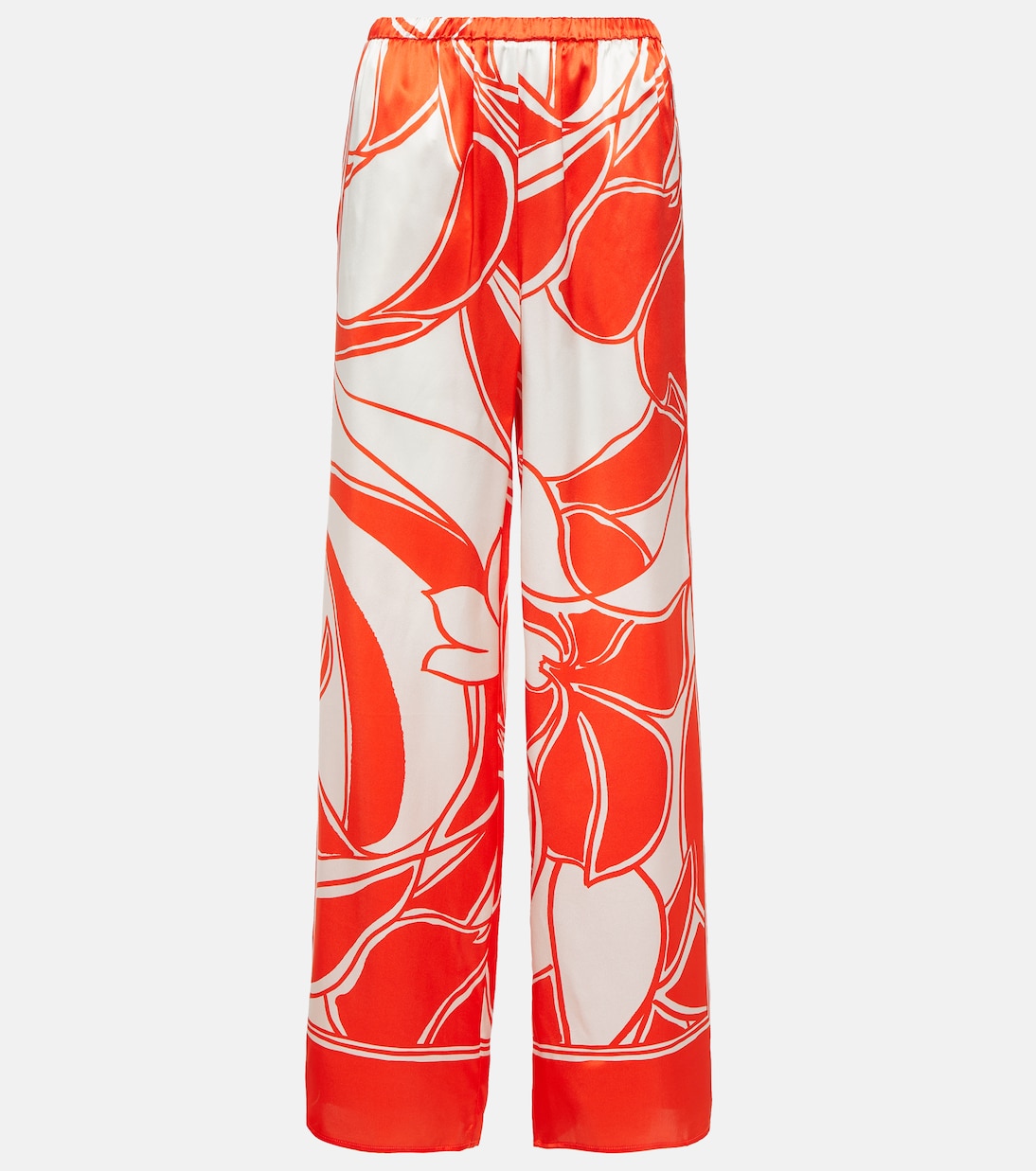 Weite Hose Ramona aus Seidensatin | SIR