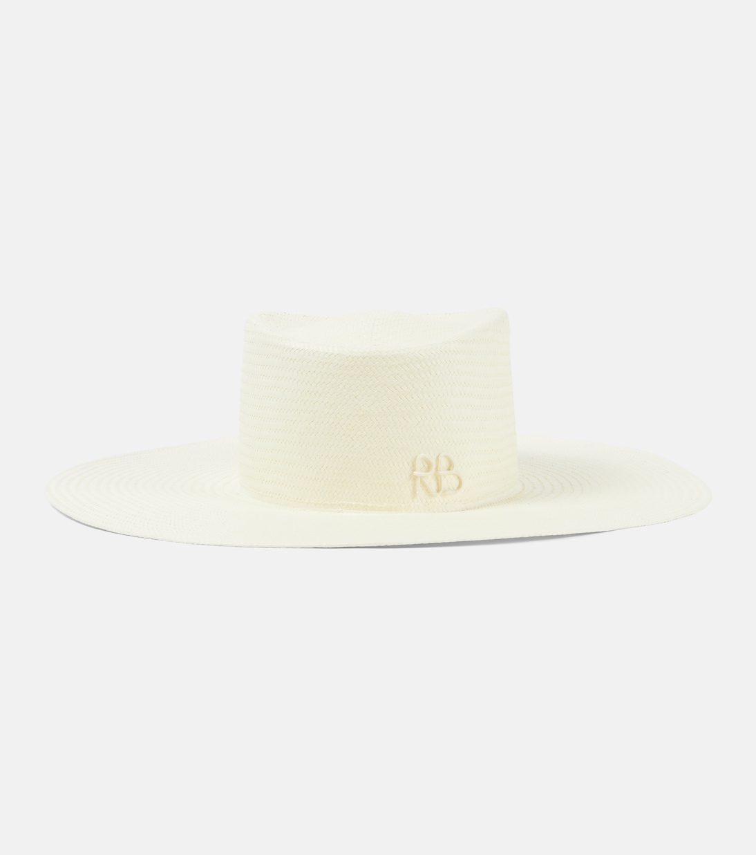 Bow-detail straw hat | Ruslan Baginskiy