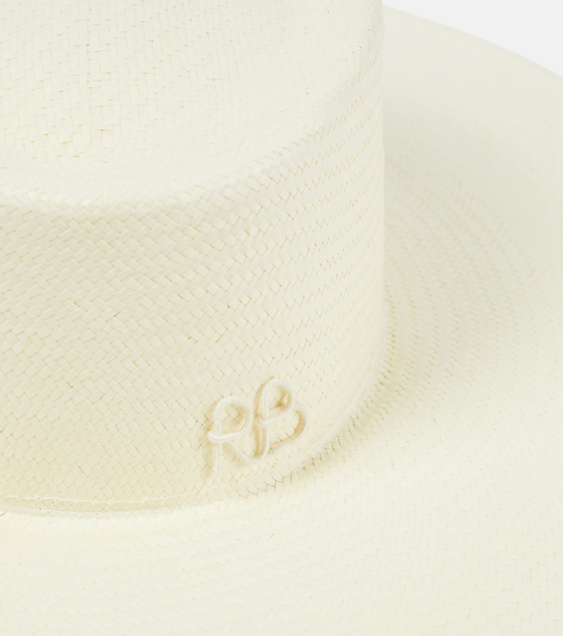 Bow-detail straw hat | Ruslan Baginskiy