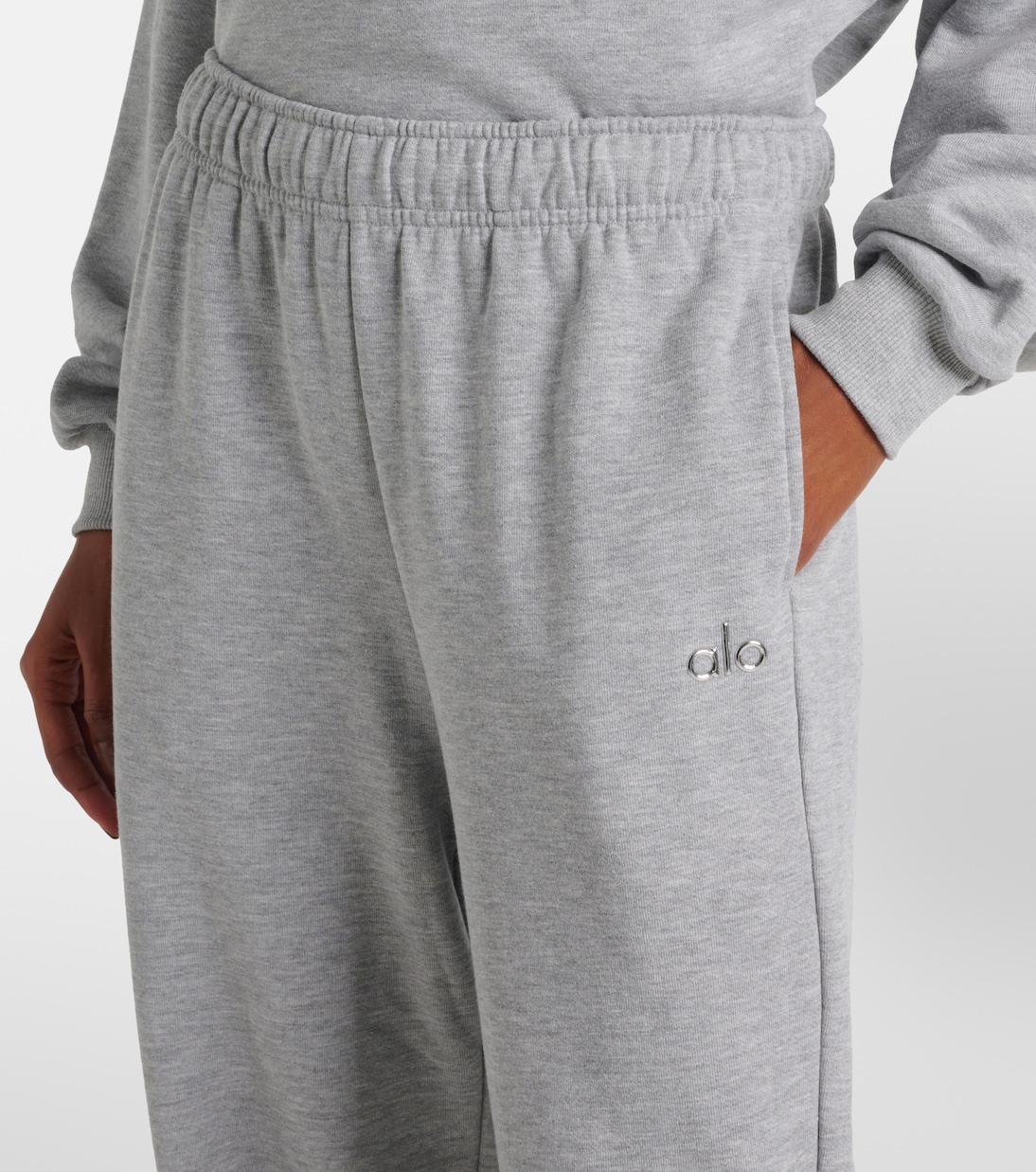 Accolade cotton-blend sweatpants | Alo Yoga