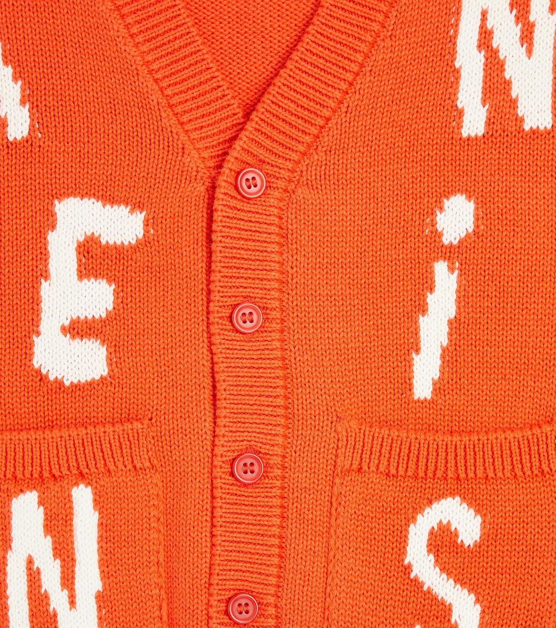 Cárdigan Tennis de algodón en intarsia | Mini Rodini