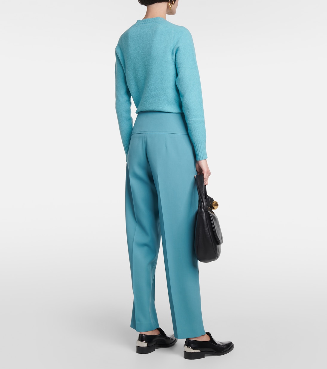 Pantaloni a gamba larga in lana | Jil Sander