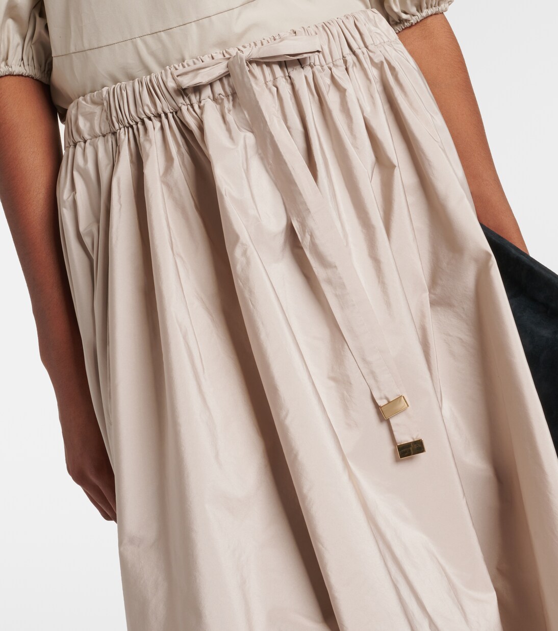 Pleated taffeta maxi skirt | 'S Max Mara