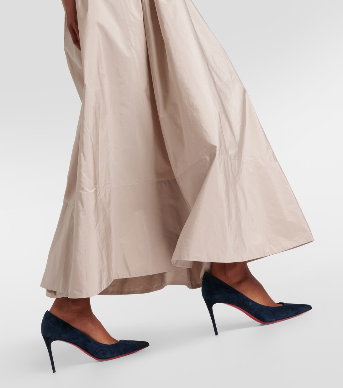 Pleated taffeta maxi skirt | 'S Max Mara