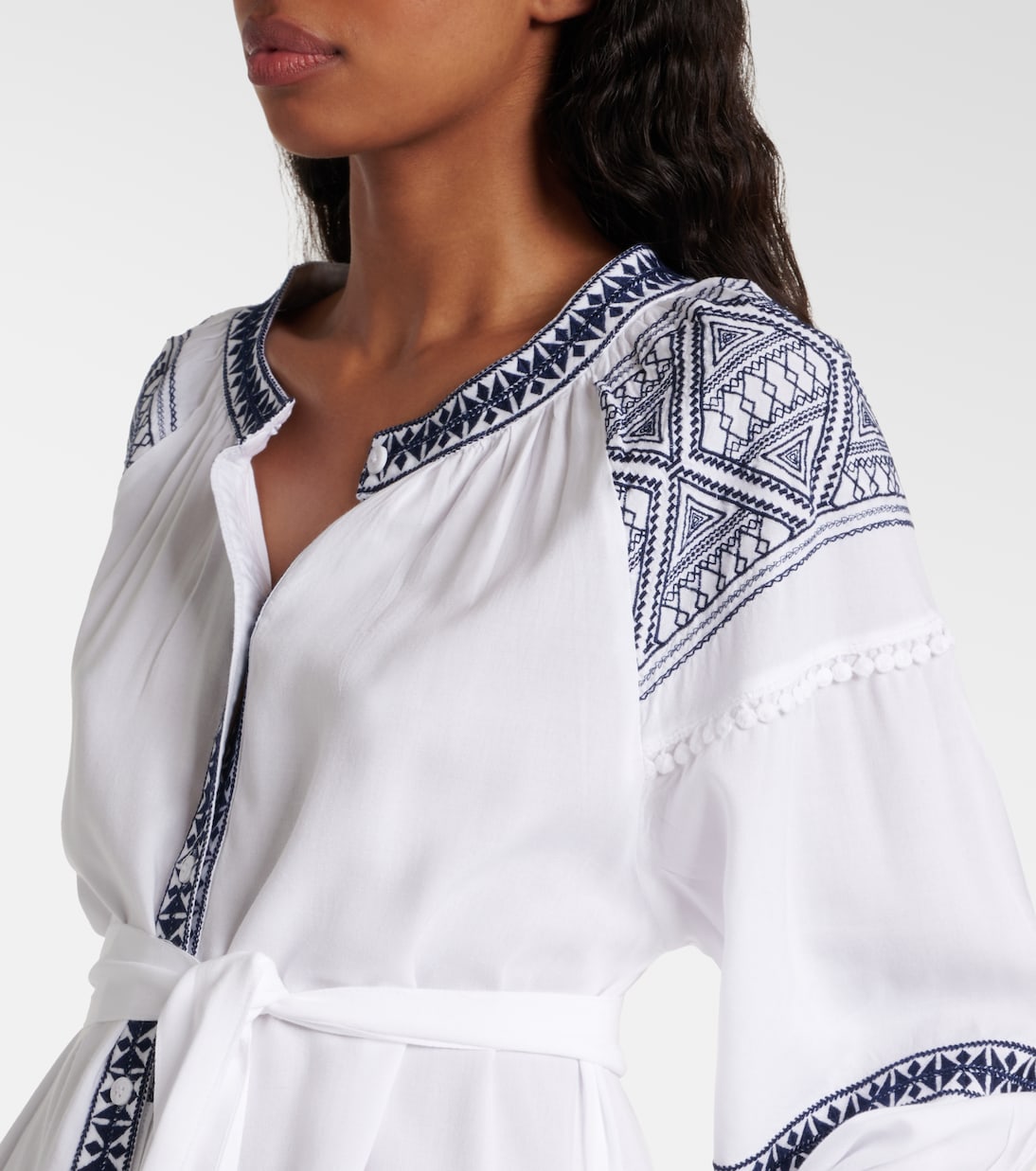 Vestido midi Ally bordado | Melissa Odabash