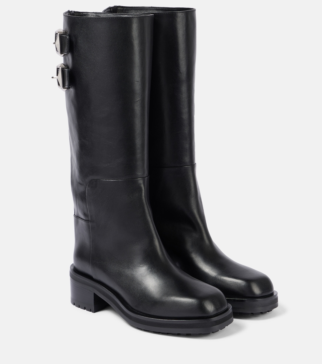 Stiefel Brooklyn 50 aus Leder | Jimmy Choo