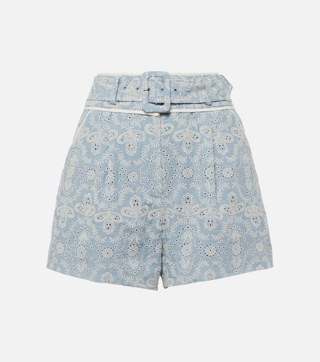 Shorts Hobbes in cotone a vita alta | Veronica Beard