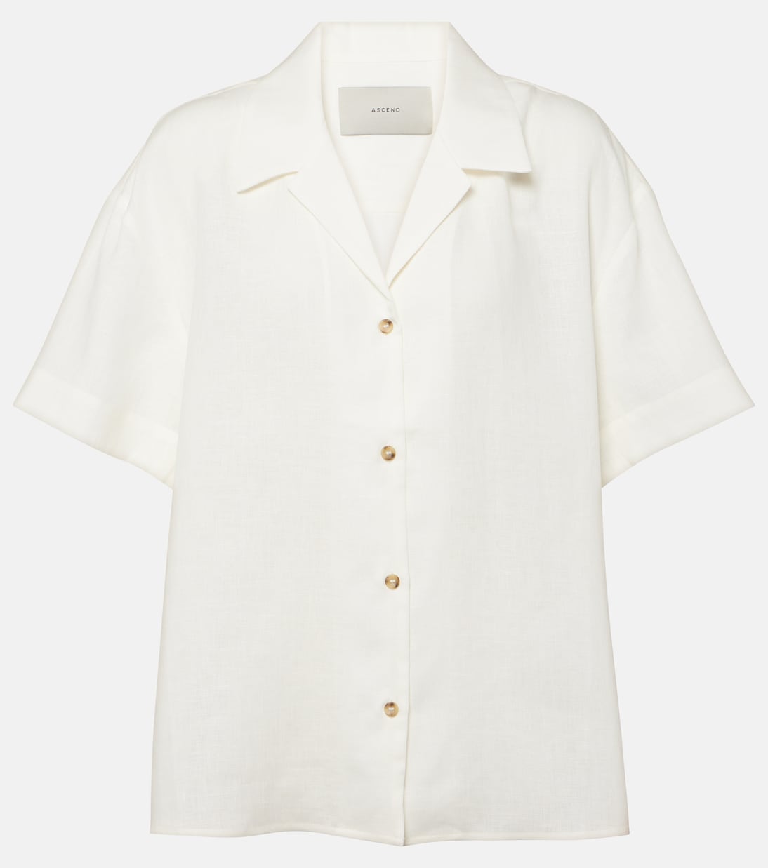 Camicia da bowling Prague in lino | Asceno