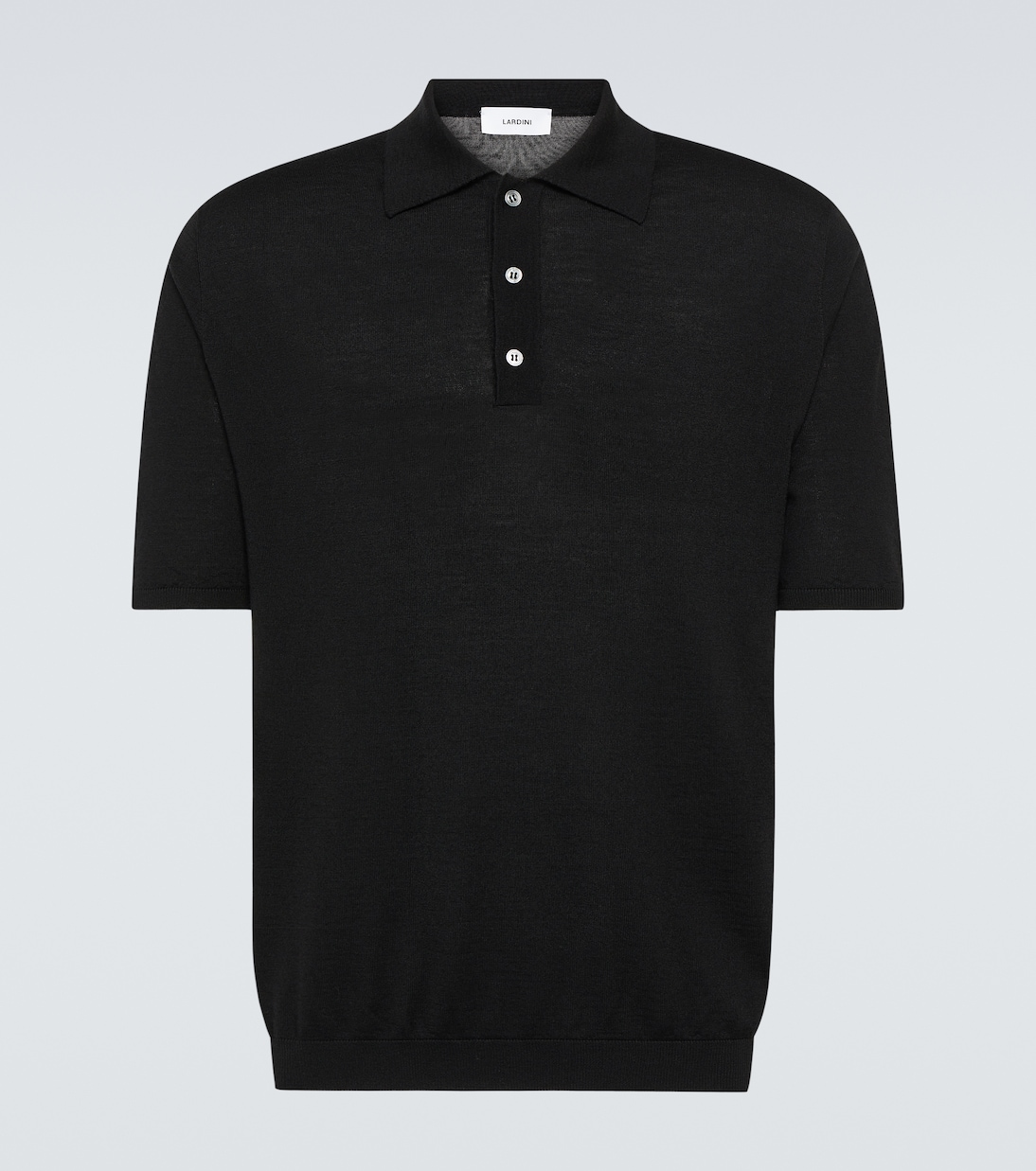 Wool, silk, and cashmere polo shirt | Lardini