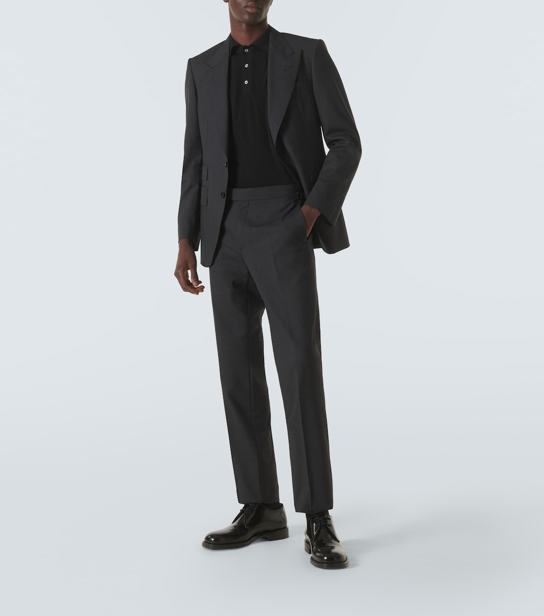 Wool, silk, and cashmere polo shirt | Lardini