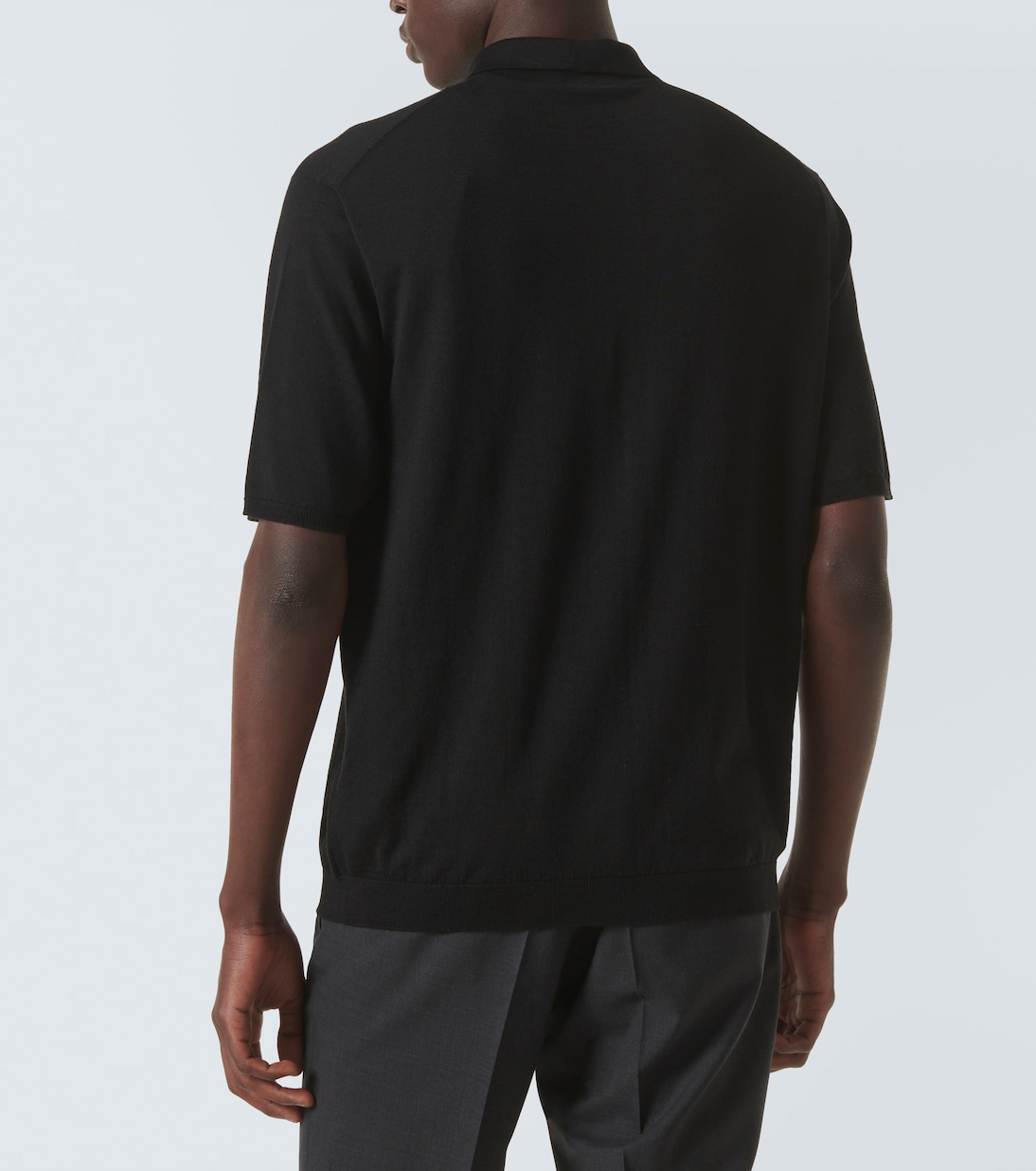 Wool, silk, and cashmere polo shirt | Lardini