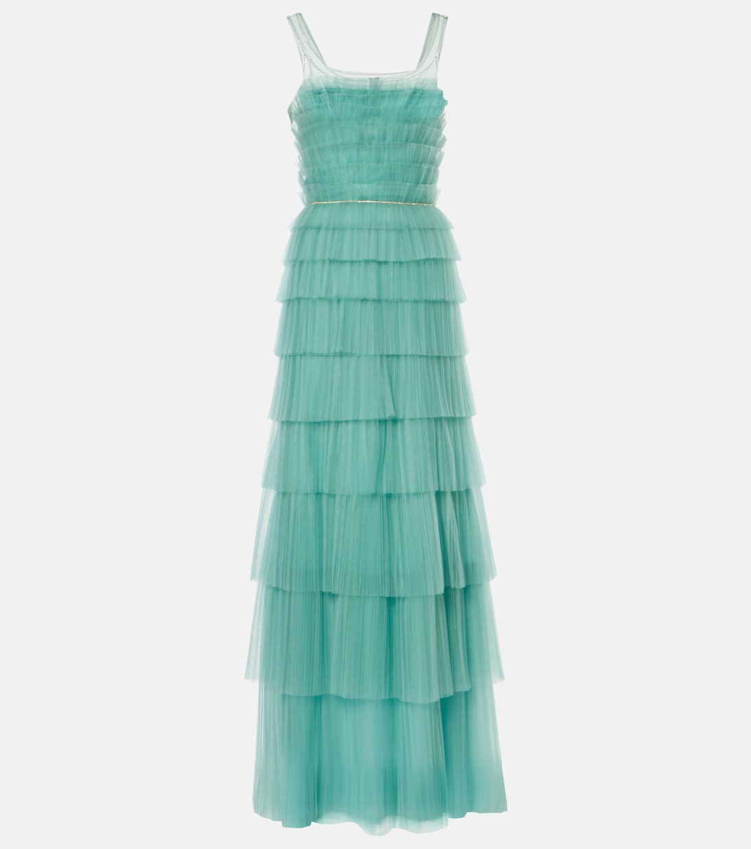 Abito lungo Kali con tulle | Costarellos