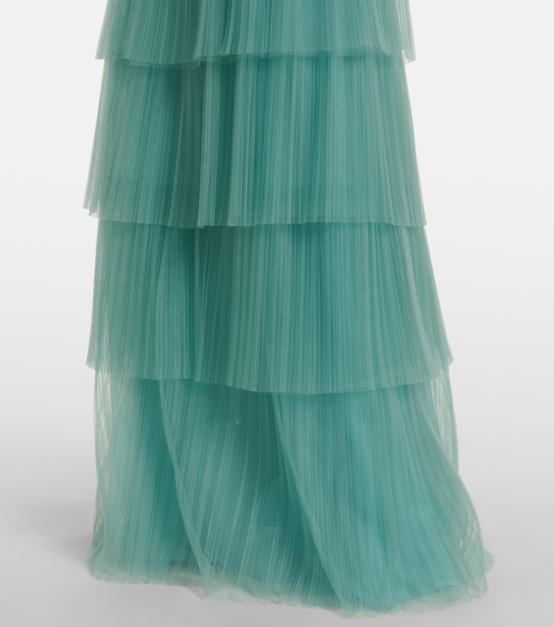 Abito lungo Kali con tulle | Costarellos