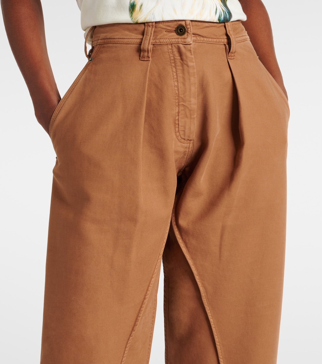 Pantalon ample Twisted Seam en coton | JW Anderson