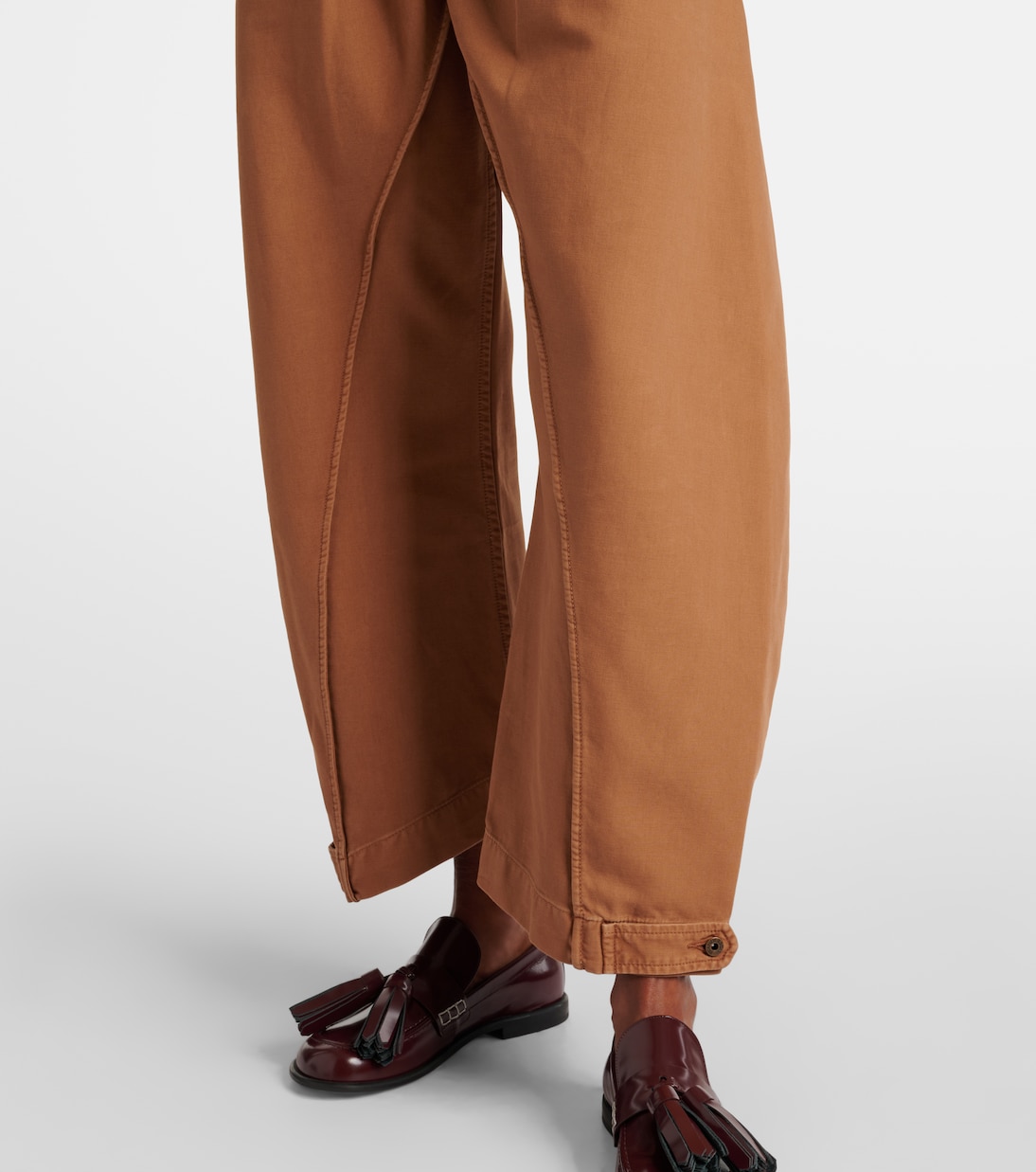 Pantalon ample Twisted Seam en coton | JW Anderson