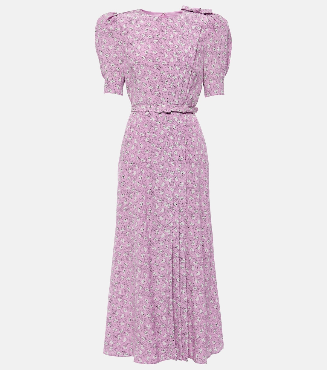 Bedrucktes Midikleid aus Seide | Alessandra Rich