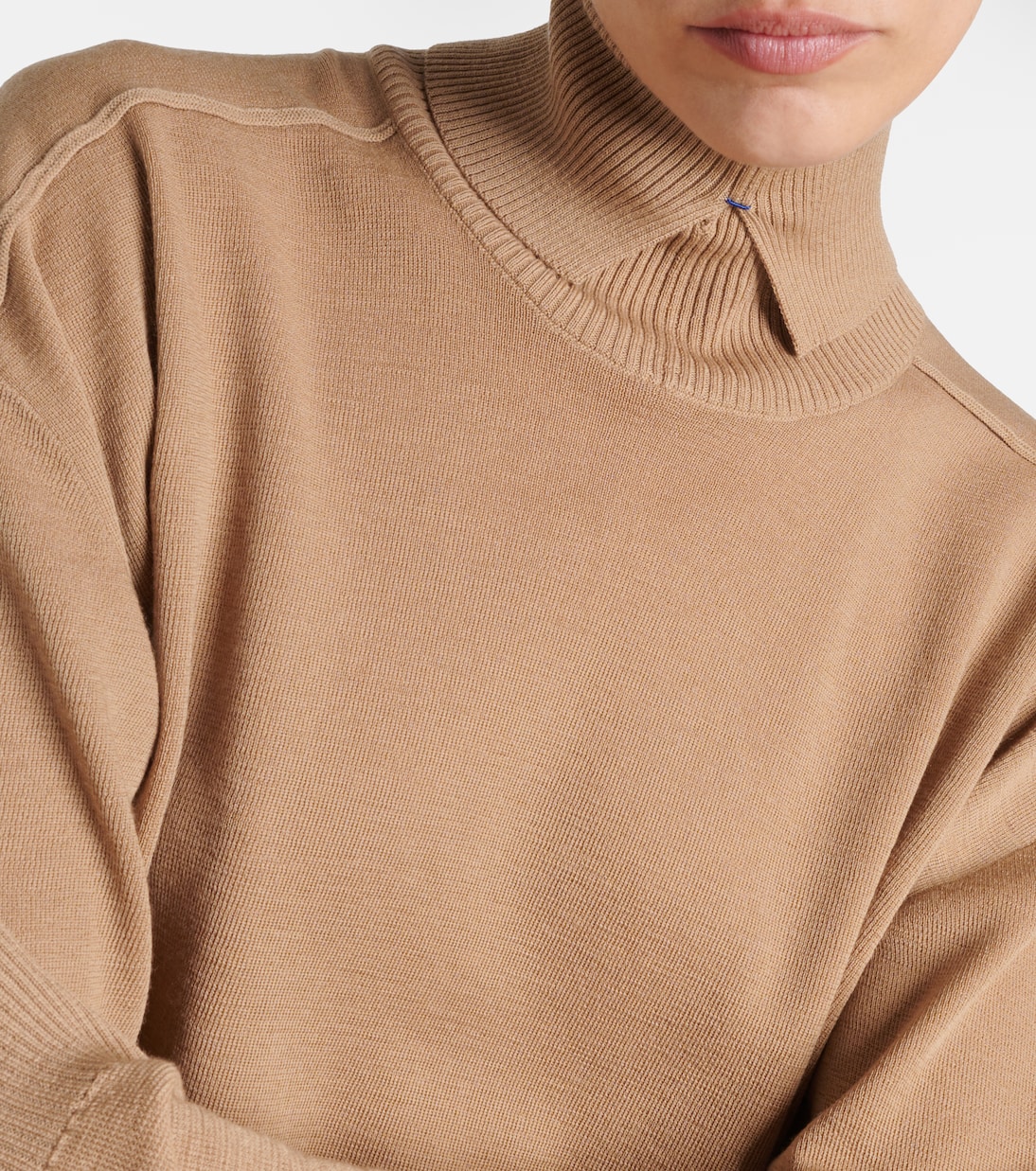 Turtleneck wool top | Burberry