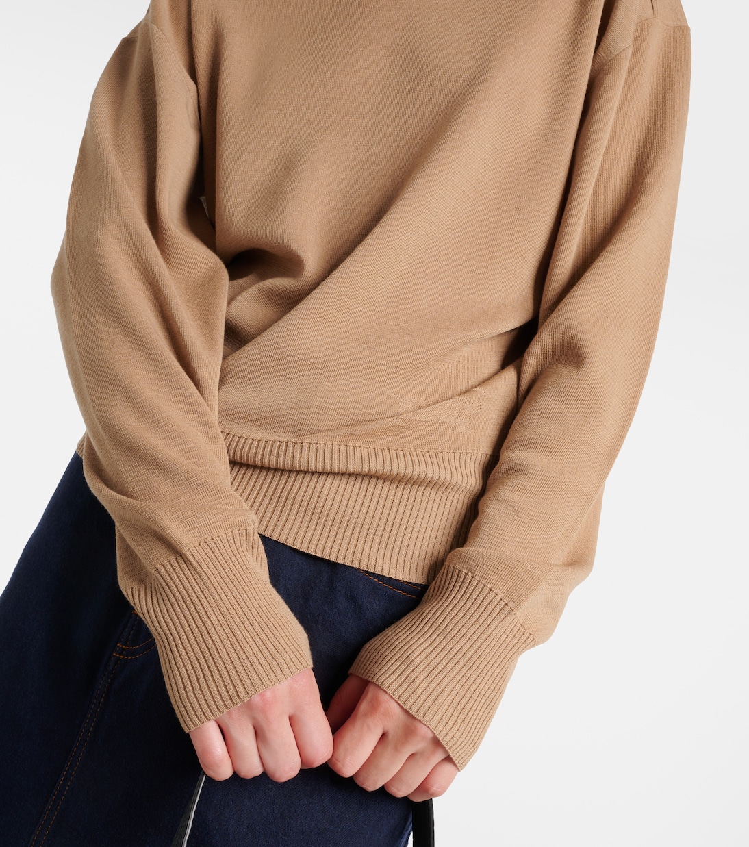 Turtleneck wool top | Burberry