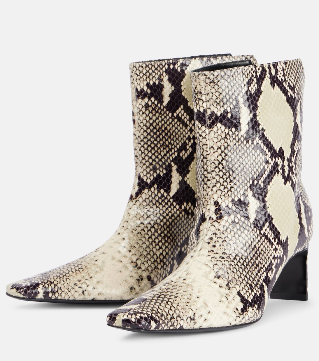 Botas altas Ona de piel estampada | Khaite