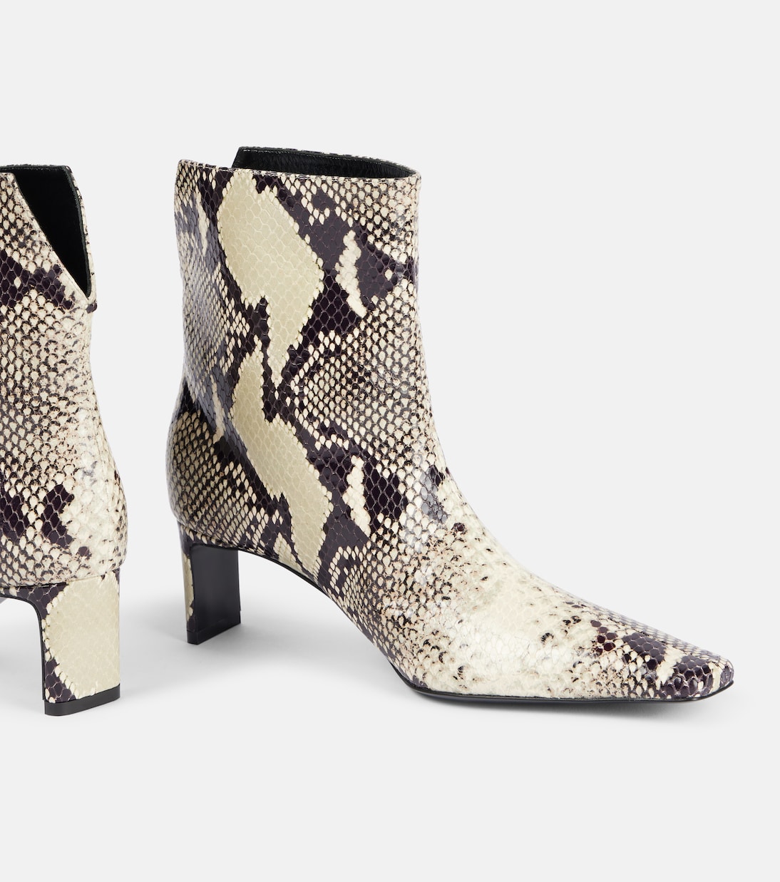 Botas altas Ona de piel estampada | Khaite