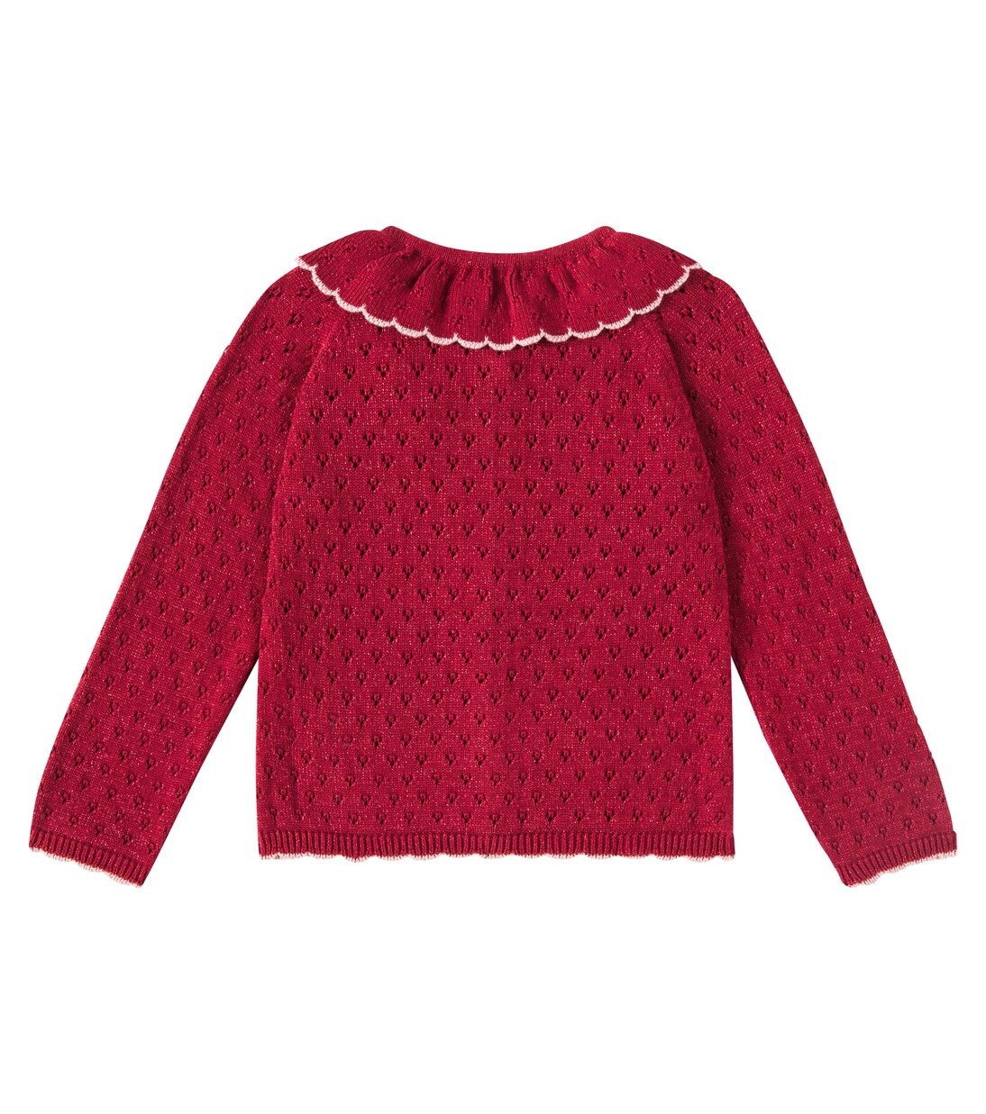 Holiday lamé wool-blend cardigan | Konges Sløjd