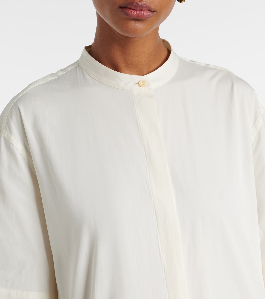 Abito lungo in popeline di cotone | Jil Sander