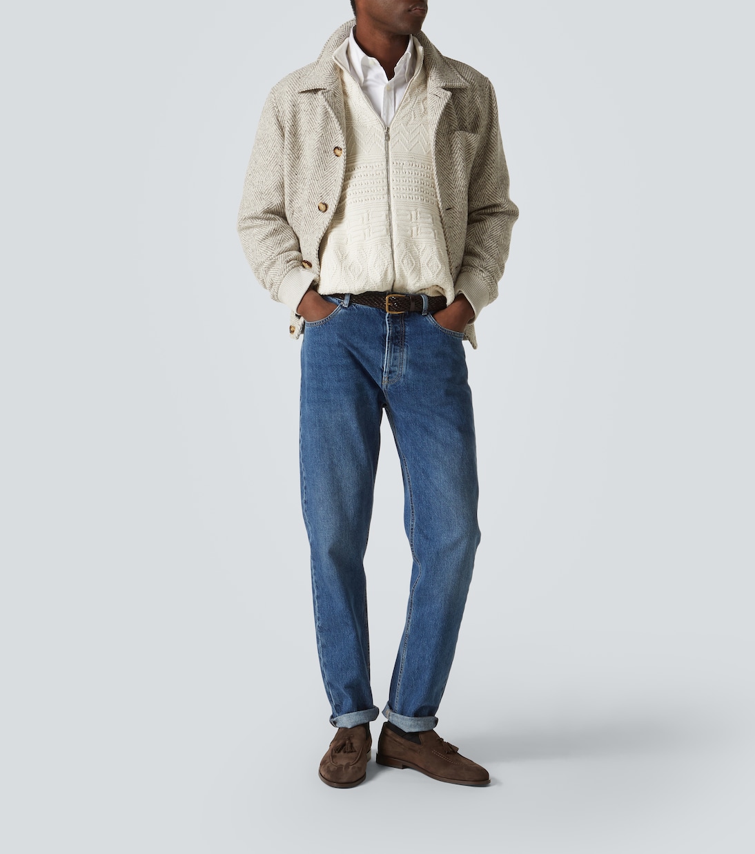 Mocassins en daim | Brunello Cucinelli