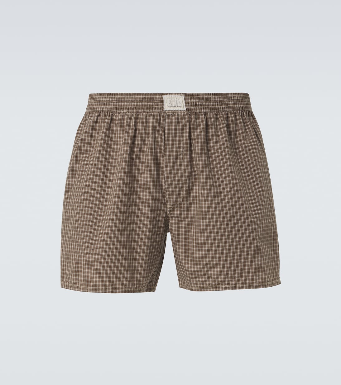 Boxer in cotone a quadri | ERL