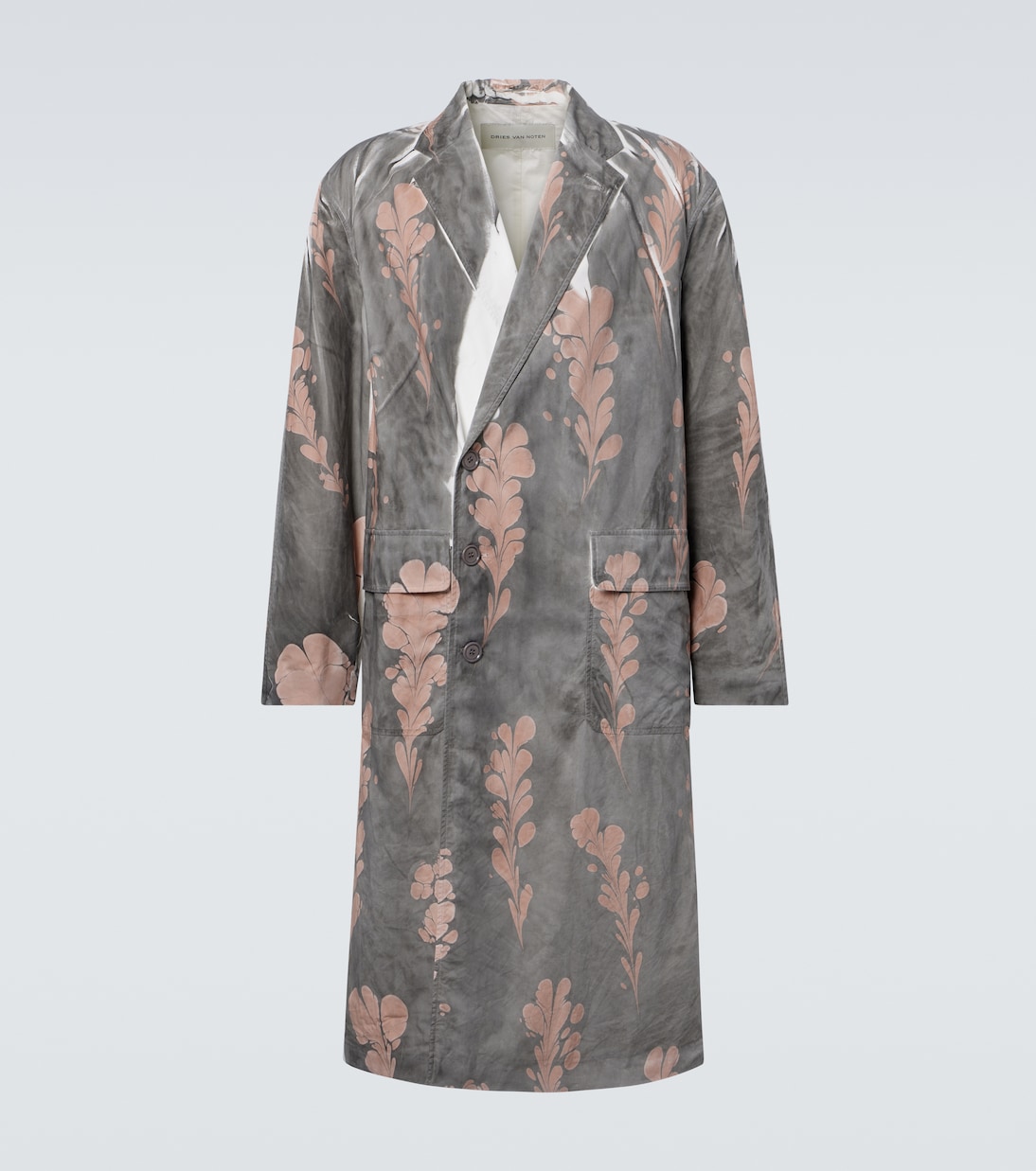 Manteau imprimé en coton | Dries Van Noten