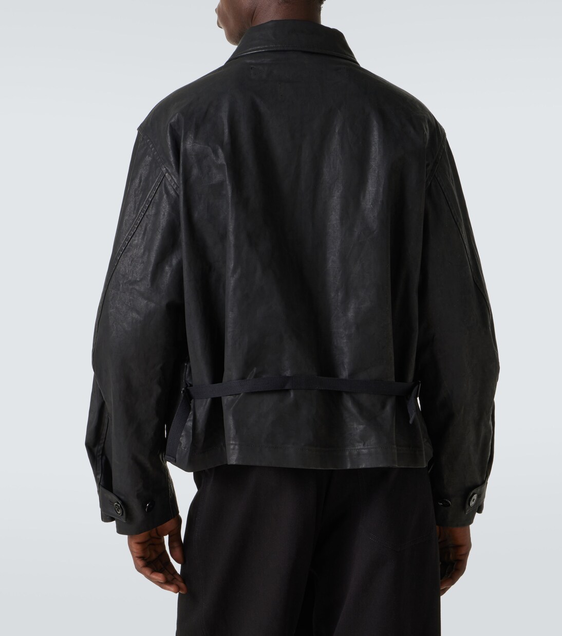 Giacca biker in canvas di cotone | Lemaire