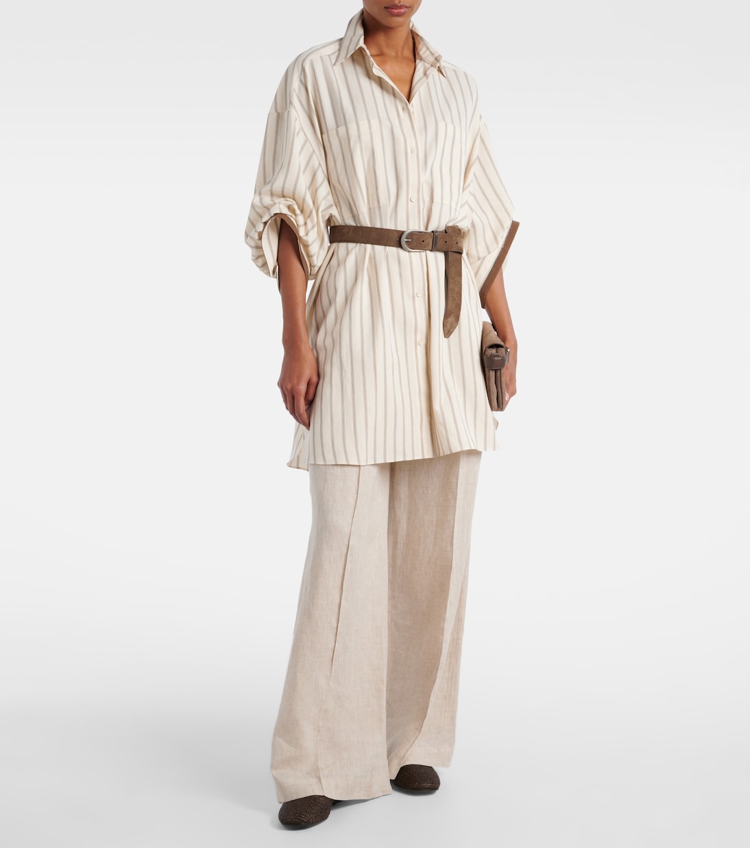 Camicia in misto seta | Brunello Cucinelli