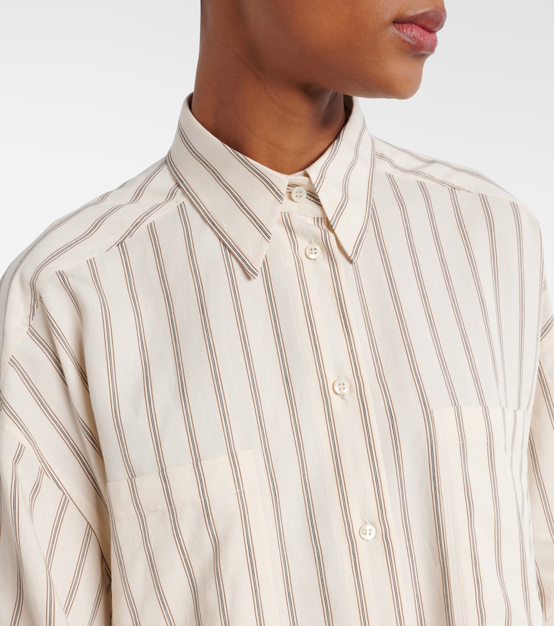 Camicia in misto seta | Brunello Cucinelli