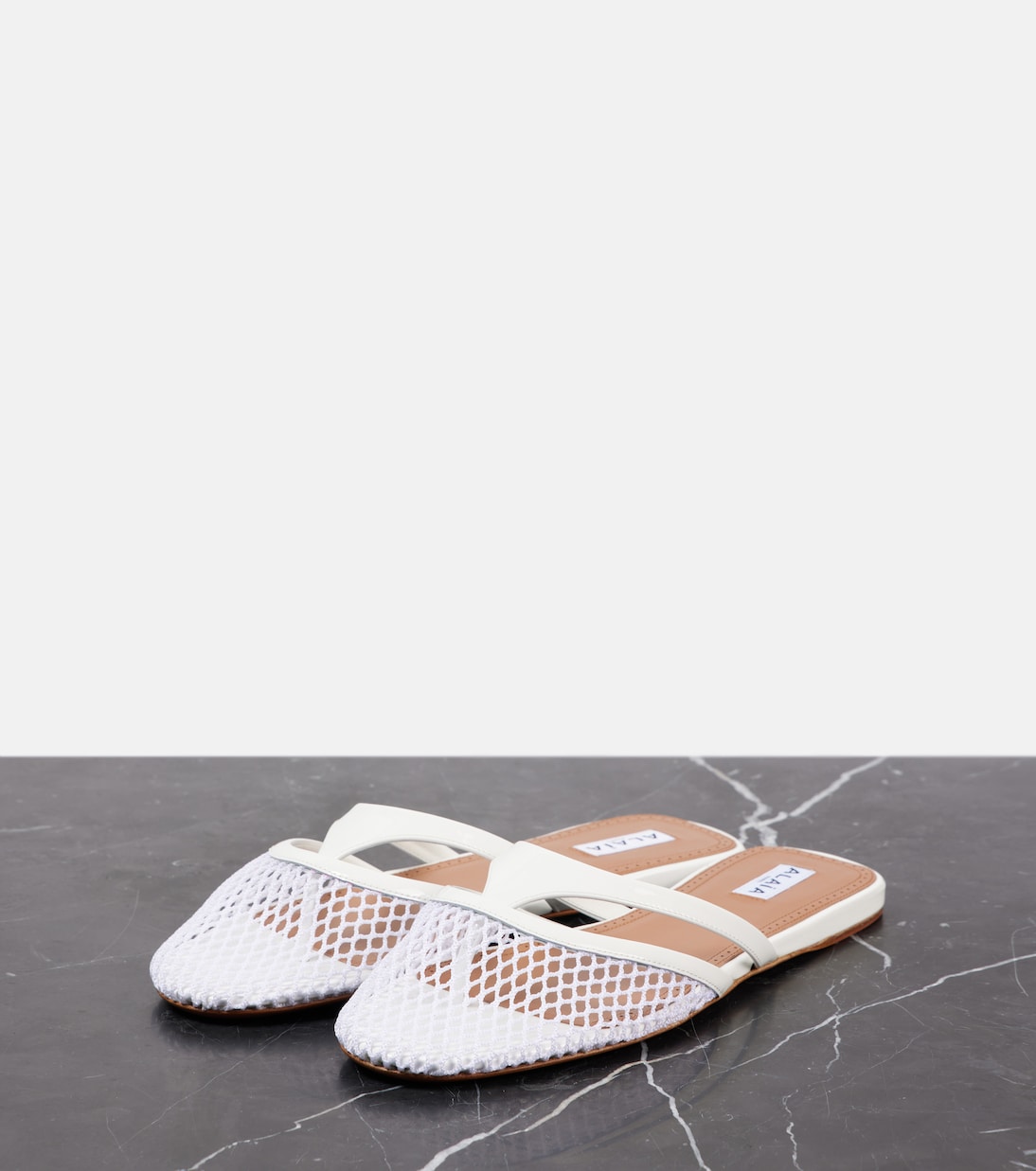 Slippers Infradito mit Leder | Alaïa