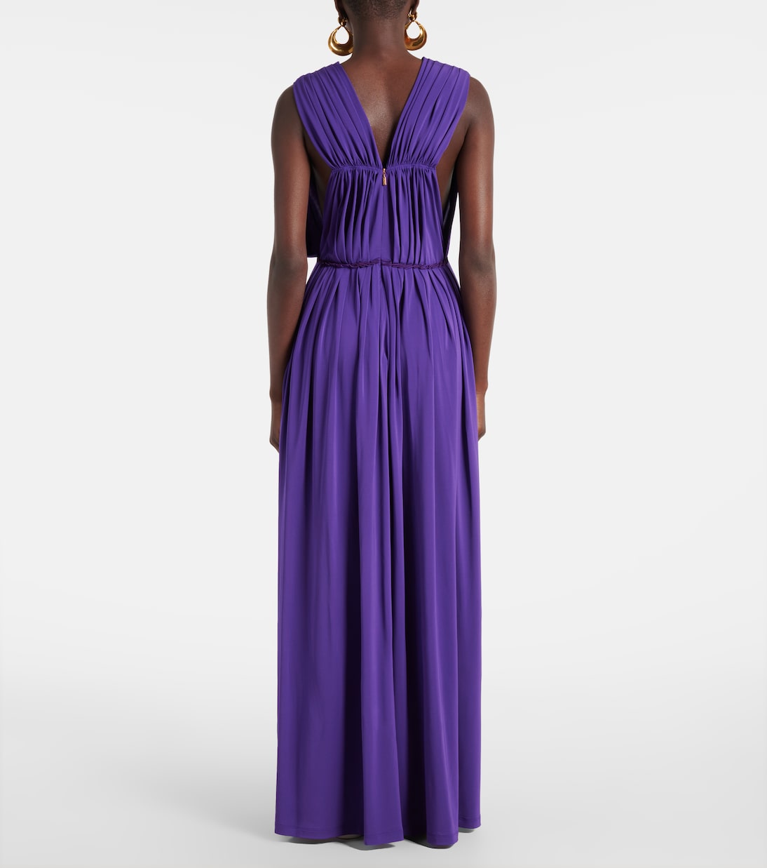 Abito lungo Walter in jersey con pince | Max Mara