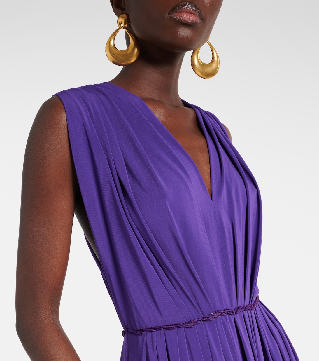 Abito lungo Walter in jersey con pince | Max Mara